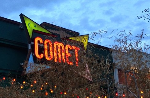Comet Ping Pong, a pizza and ping pong restaurant in Chevy Chase, a neighborhood in Northwest D.C.