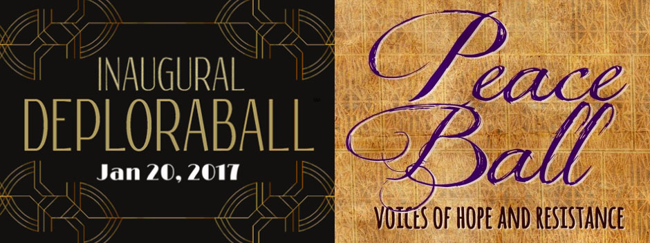 Two black tie events on Inauguration week.